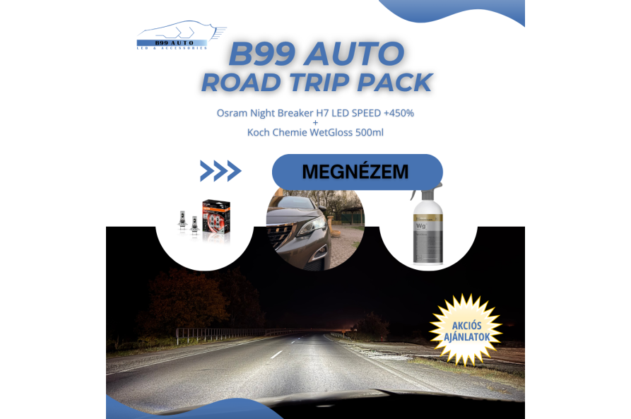 Legális H7 LED Road Trip Pack